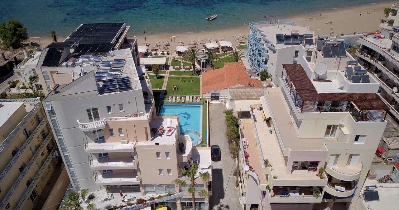 Christina Beach Hotel Chania  ภายนอก รูปภาพ